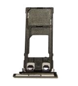 Držák SIM a SD karty s krytkou (černá) Xperia X Performance / F8131 - 1302-3708