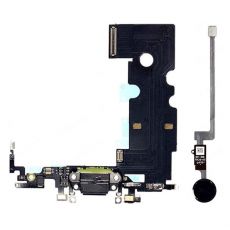 iPhone 8 universal flex dobíjení + konektor + mikrofon + home flex White / bílý (Bulk)