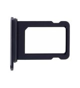 iPhone 12, 12 mini SIM tray - držák Black / černý (Bulk)