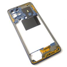 Samsung M53 5G Galaxy M536B originální střední kryt / rám Blue / modrý (Service Pack) -  GH98-47481A