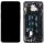 OnePlus 6T originální LCD displej + dotyk + přední kryt / rám Black / černý (Bulk)