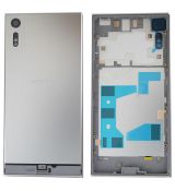 Zadní kryt / rám (stříbrný) Xperia XZ, XZ Dual / F8331, F8332 - 1302-1978