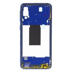 Samsung A40 Galaxy A405F originální střední díl / rám Blue / modrý (Service Pack) - GH97-22974C