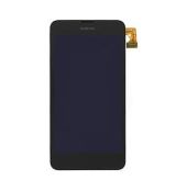 Nokia Lumia 630 / 635 dotyková deska + LCD displej + přední kryt Black - 00812Q0