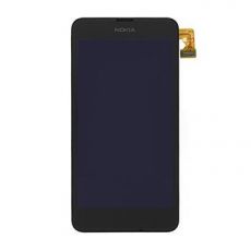 Nokia Lumia 630 / 635 dotyková deska + LCD displej + přední kryt Black - 00812Q0