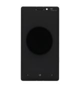 Nokia Lumia 930 originální LCD displej + dotyk + přední kryt / rám Black / černý (Service Pack) - 00812K9