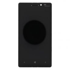 Nokia Lumia 930 originální LCD displej + dotyk + přední kryt / rám Black / černý (Service Pack) - 00812K9