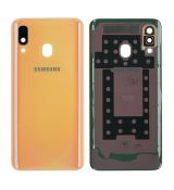 Samsung A40 Galaxy A405F originální kryt baterie Coral / oranžový (Service Pack) - GH82-19406D