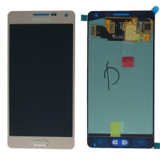 Samsung A5 2015 Galaxy A500F originální LCD displej + dotyk Gold / zlatý (Service Pack) - GH97-16679F