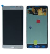 Samsung A5 2015 Galaxy A500F originální LCD displej + dotyk Silver / stříbrný (Service Pack) - GH97-16679C