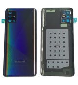 Samsung A51 Galaxy A515F originální kryt baterie Crush Black / černý (Service Pack) - GH82-21653B