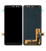 Samsung A8 2018 Galaxy A530F originální LCD displej + dotyk Black / černý (Service Pack) - GH97-21406A, GH97-21529A