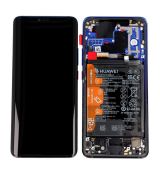 Huawei Mate 20 Pro originální LCD displej + dotyk + přední kryt / rám Twilight (Service Pack) - 02352GGC