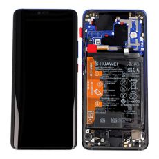 Huawei Mate 20 Pro originální LCD displej + dotyk + přední kryt / rám Twilight (Service Pack) - 02352GGC