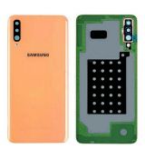 Samsung A70 Galaxy A705F originální kryt baterie Coral / oranžový (Service Pack) - GH82-19467D, GH82-19796D