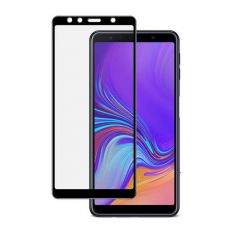 Tvrzené sklo 2,5D Black / černé na LCD pro Samsung Galaxy A7 2018 / A750F