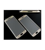Tvrzené sklo Gold / zlaté zahnuté pro Samsung Galaxy S6 Edge Plus / G928F
