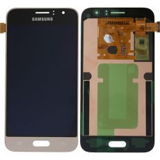 Samsung J1 2016 Galaxy J120F originální LCD displej + dotyk Gold / zlatý (Service Pack) - GH97-18224B