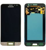 Samsung J3 2016 Galaxy J320F originální LCD displej + dotyk Gold / zlatý (Service Pack) - GH97-18414B, GH97-18748B