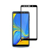 Tvrzené sklo 2,5D Black / černé na LCD pro Samsung Galaxy J4+ / J415F, J6+ / J610F