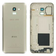 Samsung J6 2018 Galaxy J600F originální zadní kryt baterie / rám Gold / zlatý (Service Pack) - GH82-16868D