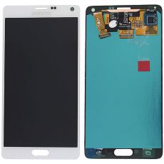 Samsung Note 4 Galaxy N910F originální LCD displej + dotyk White / bílý (Service Pack) - GH97-16565A