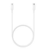 EP-DN975BWE Samsung propojovací datový kabel USB-C na USB-C White / bílý (Service Pack) - GH39-02048A