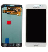 Samsung A3 2015 Galaxy A300F originální LCD displej + dotyk White / bílý (Service Pack) - GH97-16747A