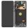 Samsung Note 10 Lite Galaxy N770F originální LCD displej + dotyk + přední kryt / rám Black / černý (Service Pack) - GH82-22055A