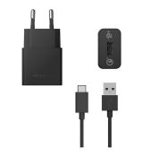 Sony UCH12 + UCB20 rychlá nabíječka + USB kabel Type-C Black / černá - 1300-7137 + 1307-9952