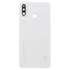 Huawei P30 Lite originální zadní kryt baterie Pearl White / bílý (Service Pack) - 02352RQB / without fingerprint flex