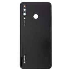 Huawei P30 Lite originální zadní kryt baterie Midnight Black / černý (Service Pack) - 02352RPV / without fingerprint flex