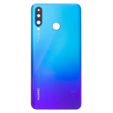 Huawei P30 Lite originální zadní kryt baterie Peacock Blue / modrý (Service Pack) - 02352RPY / without fingerprint flex