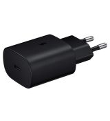 EP-TA800EBE Samsung originální cestovní rychlá nabíječka USB Type-C Black / černá (Service Pack) - GH43-03053A