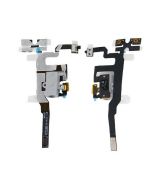 iPhone 4S flex kabel + audio konektor White / bílý (Bulk)