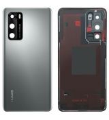 Huawei P40 originální zadní kryt baterie Silver / stříbrný (Service Pack) - 02353MGF