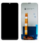 Realme C11, C15 originální LCD displej + dotyk Black / černý (Bulk)