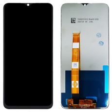 Realme C11, C15 originální LCD displej + dotyk Black / černý (Bulk)