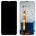 Realme C11, C15 originální LCD displej + dotyk Black / černý (Bulk)