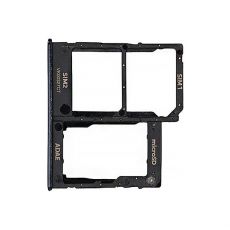 Samsung A41 Galaxy A415F originální držák SIM / SD Black / černý (Service Pack) - GH98-45275A