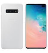 EF-VG975LWE Samsung ochranný kožený kryt White / bílý pro Galaxy S10+ / G975F (EU Blister)