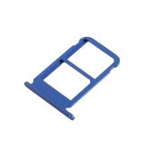 Honor 10 originální SIM držák Blue / modrý (Bulk)