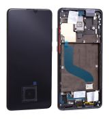 Xiaomi Mi 9T, 9T Pro originální LCD displej + dotyk + přední kryt / rám Black / černý (Service Pack) - 560110015033