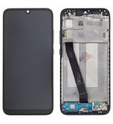 Xiaomi Redmi 7 originální LCD displej + dotyk + přední kryt / rám Black / černý (Service Pack) - 560610096033