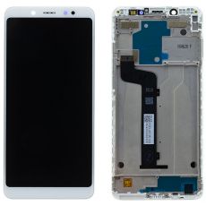 Xiaomi Redmi Note 5 originální LCD displej + dotyk + přední kryt / rám White / bílý (Service Pack) - 560410020033