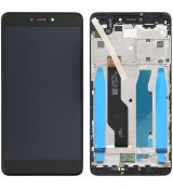 Xiaomi Redmi Note 4 Global LCD displej + dotyk + přední kryt / rám Black / černý (Bulk)