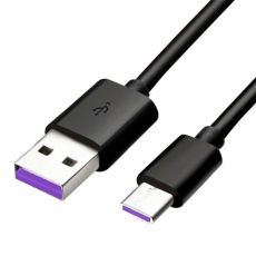 Huawei HL1289 originální Type-C datový kabel USB 3.1 Black / černý (Bulk)