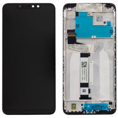 Xiaomi Redmi Note 6 Pro originální LCD displej + dotyk + přední kryt / rám Black / černý (Bulk)