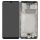 Samsung A42 5G Galaxy A426B originální LCD displej + dotyk + přední kryt / rám Black / černý (Service Pack) - GH82-24375A, GH82-24376A