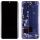 Xiaomi Mi Note 10 Lite originální LCD displej + dotyk + přední kryt / rám Bluish Violet (Service Pack) - 5600020F4L00